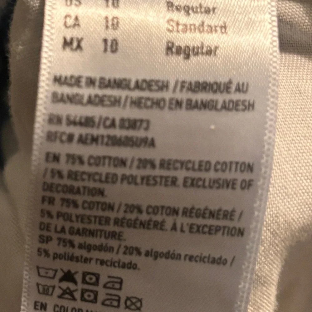 American Eagle Super Wide Leg Jeans Light Wash High Rise Sz 10 Reg Y2k Skater